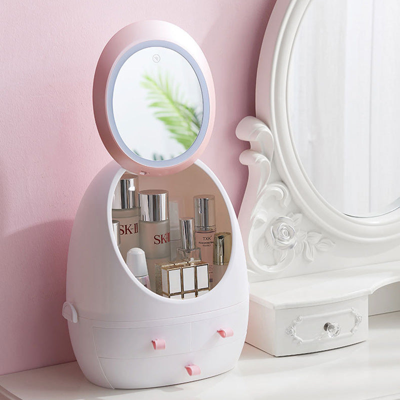 Dust-proof Dressing Table Desktop Lipstick Skin Care Product Rack