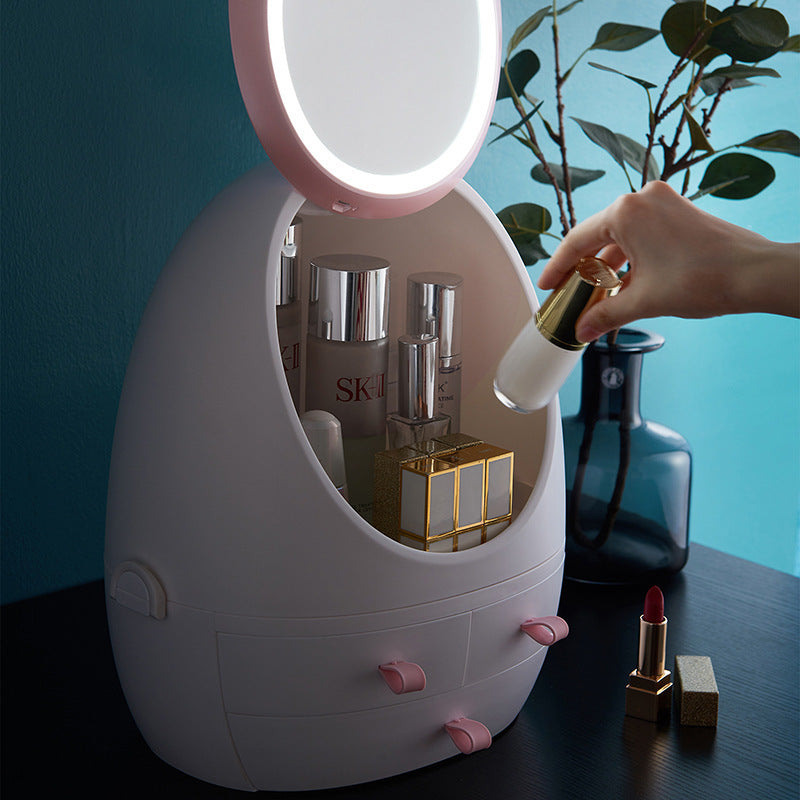 Dust-proof Dressing Table Desktop Lipstick Skin Care Product Rack